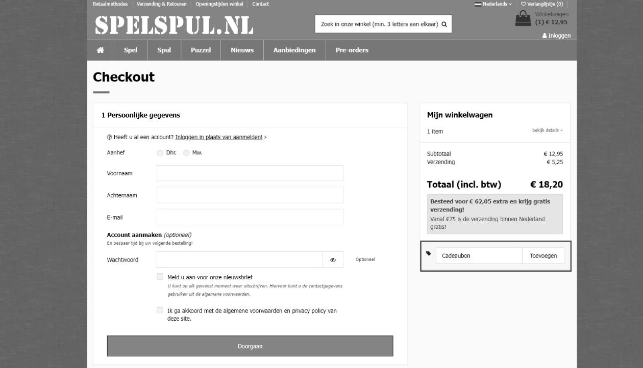 Hoe gebruik ik een Spelspul kortingscode?